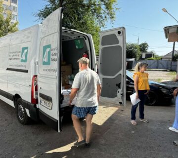 Волонтери нашого фонду із гуманітарною місією відвідали Кривий Ріг