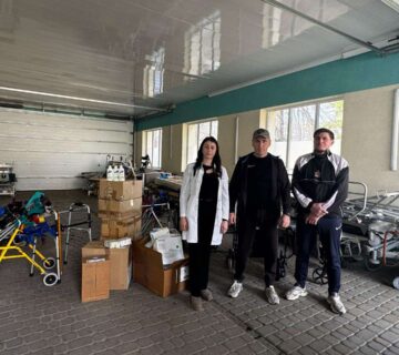 олонтери нашої команди передали необхідні медикаменти та засоби реабілітації для потреб Надвірнянської лікарні.