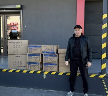 Відправили чергову партію медичної допомоги для іноземних добровольців, які боронять нашу країну