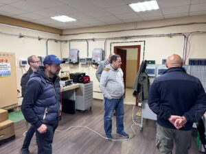 Відвідали із нашим німецьким партнером Івано-Франківський національний технічний університет нафти і газу