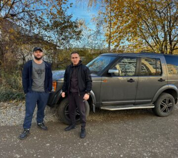 Бійці 118-ї окремої механізованої бригади отримали автомобіль високої прохідності завдяки меценатам із Фінляндії